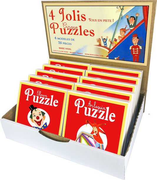 4 JOLIS PUZZLE CIRQUE