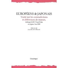 EUROPEENS ET JAPONAIS - TRAITE SUR LES CONTRADICTIONS ET DIF