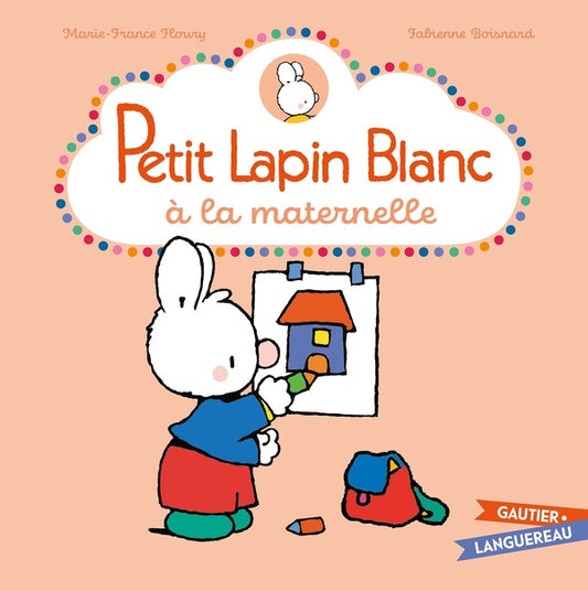 PETIT LAPIN BLANC A LA MATERNELLE