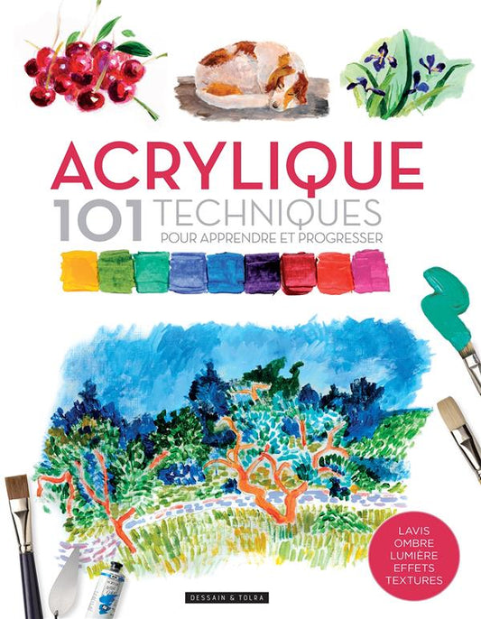 ACRYLIQUE 101 TECHNIQUES POUR APPRENDRE ET PROGRESSER