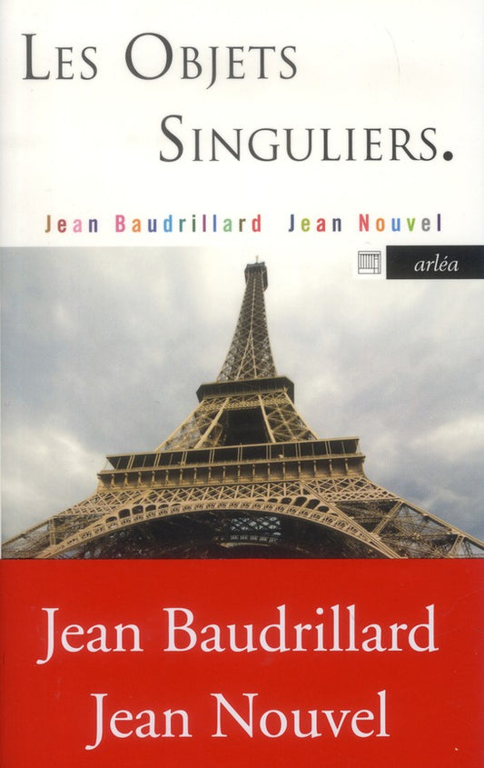 LES OBJETS SINGULIERS. ARCHITECTURE ET PHILOSOPHIE