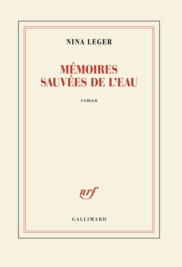 MEMOIRES SAUVEES DE L'EAU